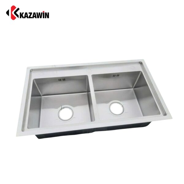 Chậu Rửa Bát 2 Hố Cân Bóng Mờ KCRB 8245