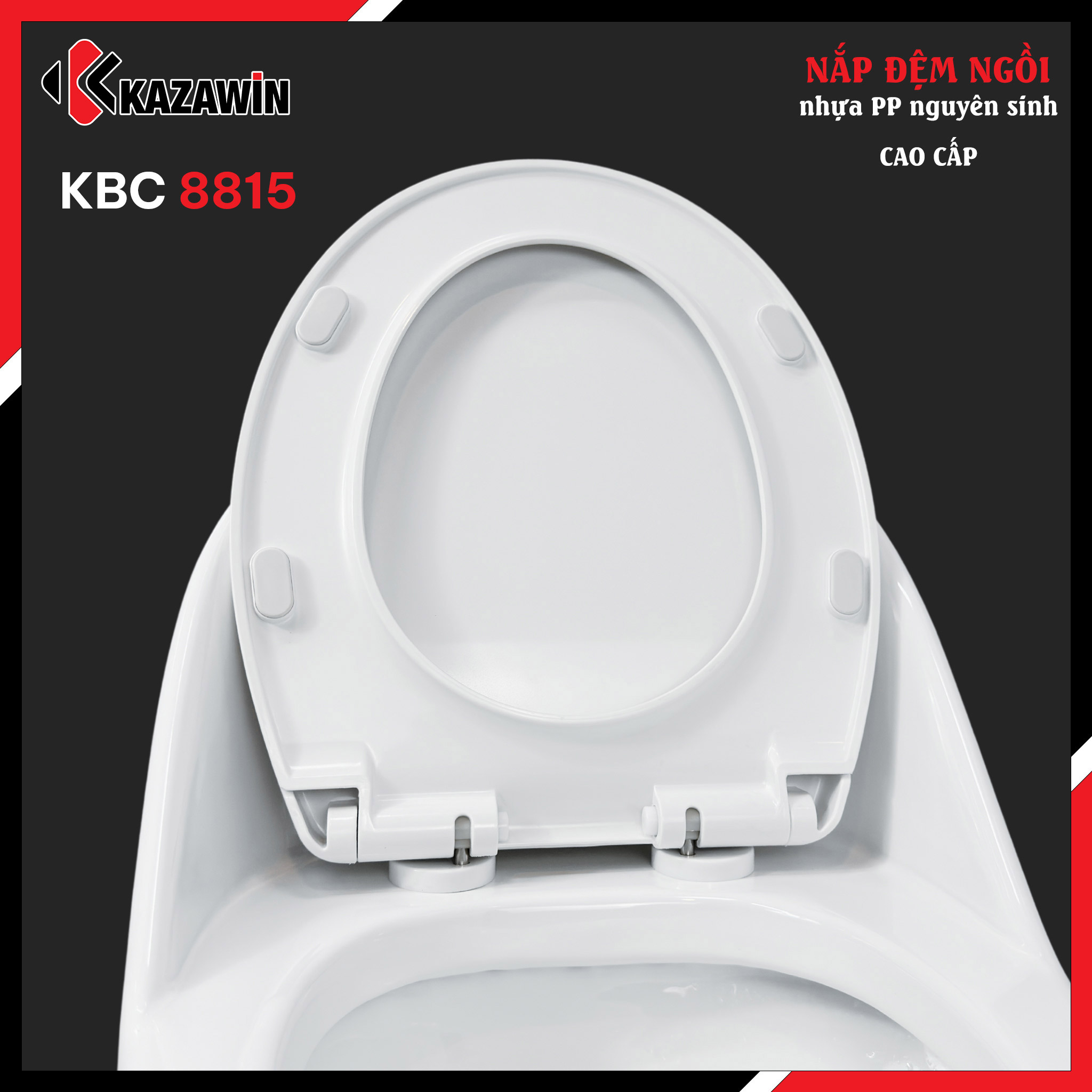 Bồn Cầu Một Khối KAZAWIN KBC 8815 - Ảnh 6