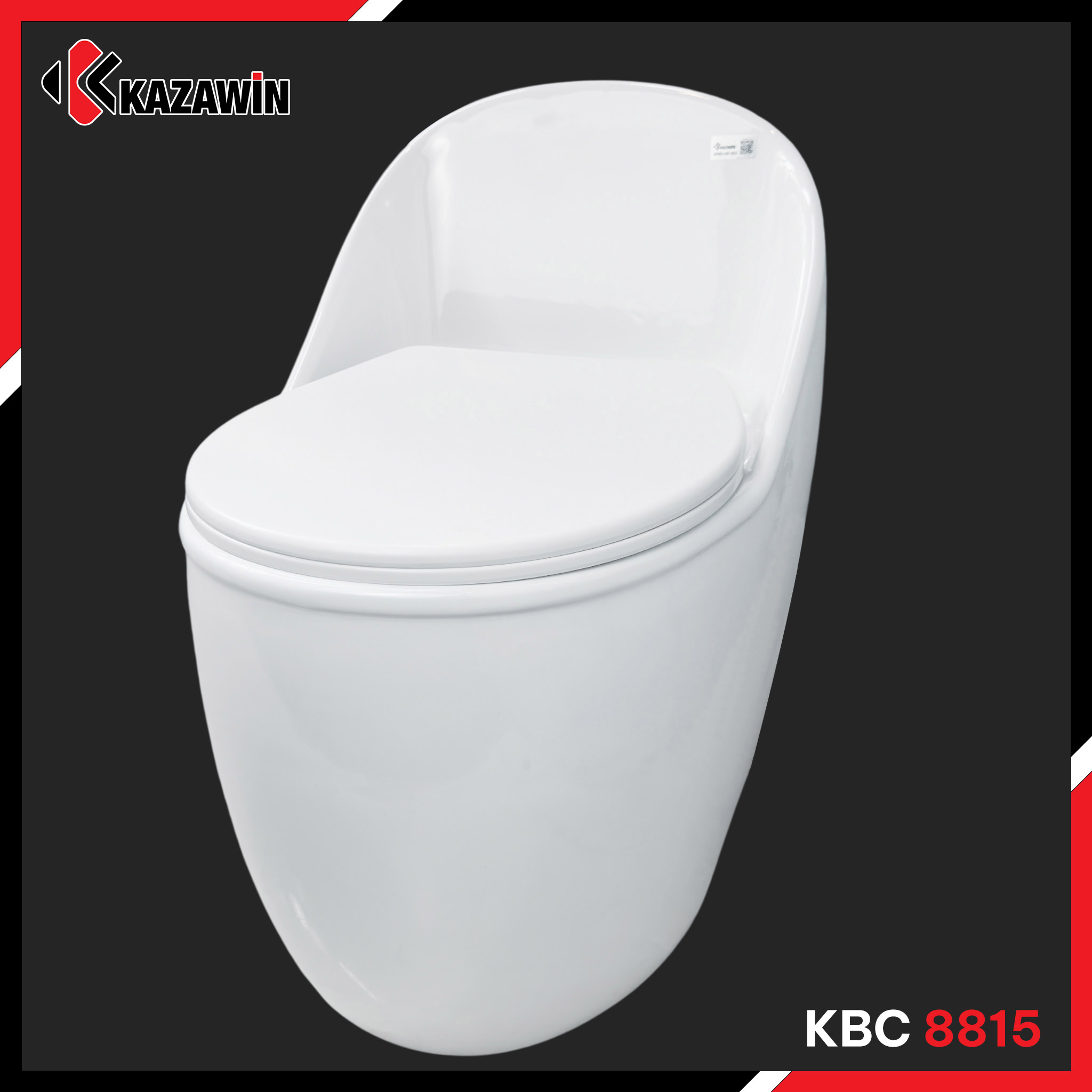 Bồn Cầu Một Khối KAZAWIN KBC 8815 - Ảnh 3