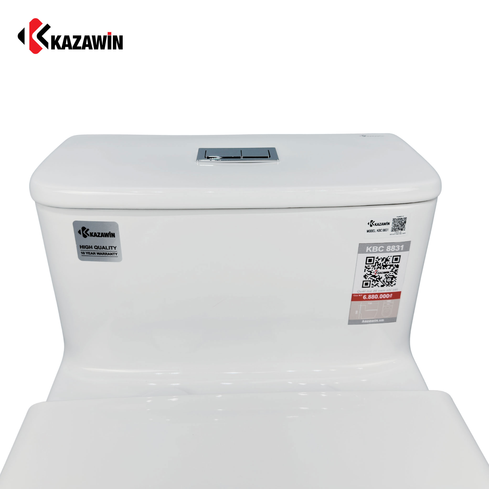 Bồn Cầu Một Khối KAZAWIN KBC 8831 - Ảnh 4
