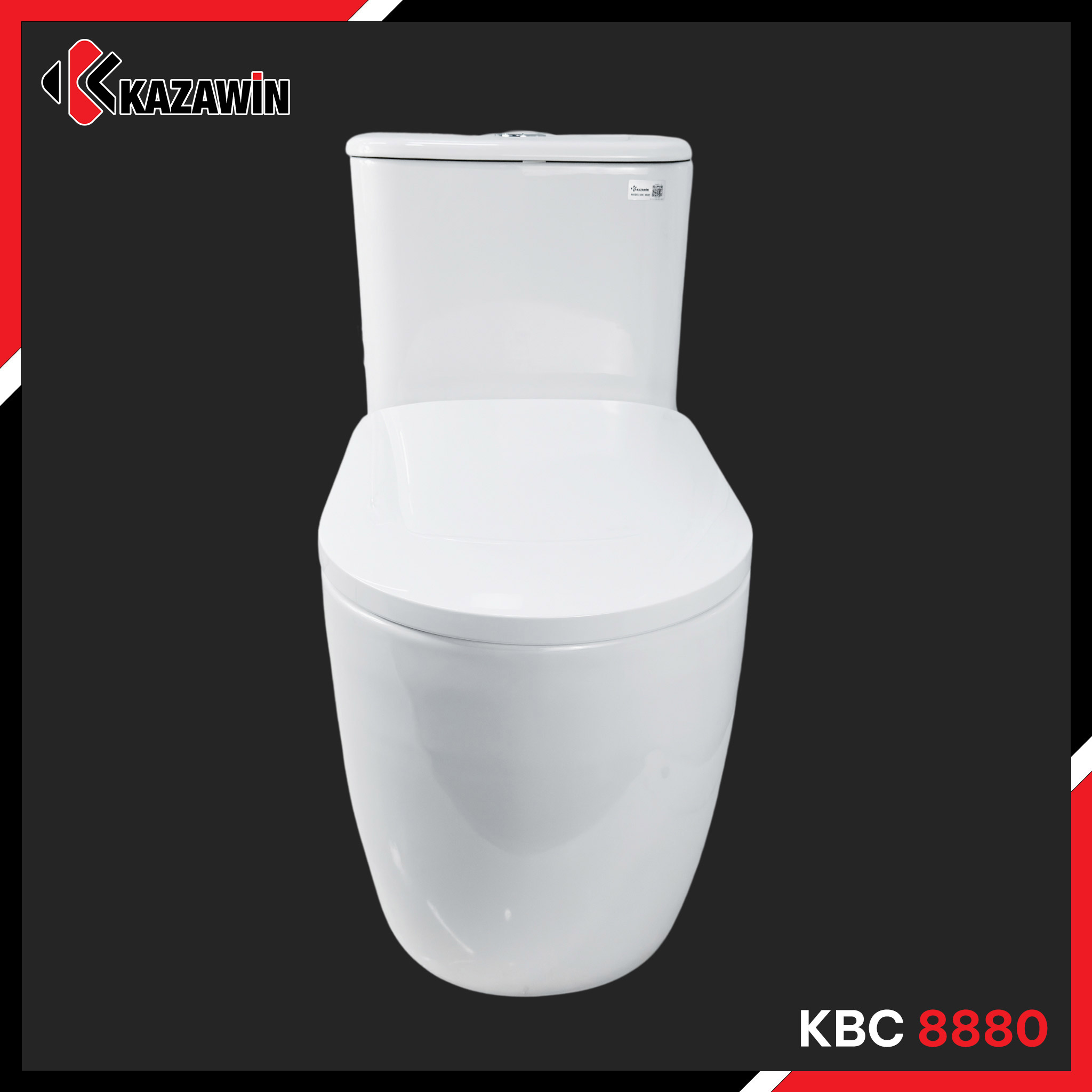 Bồn Cầu Một Khối KAZAWIN KBC 8880 - Ảnh 4