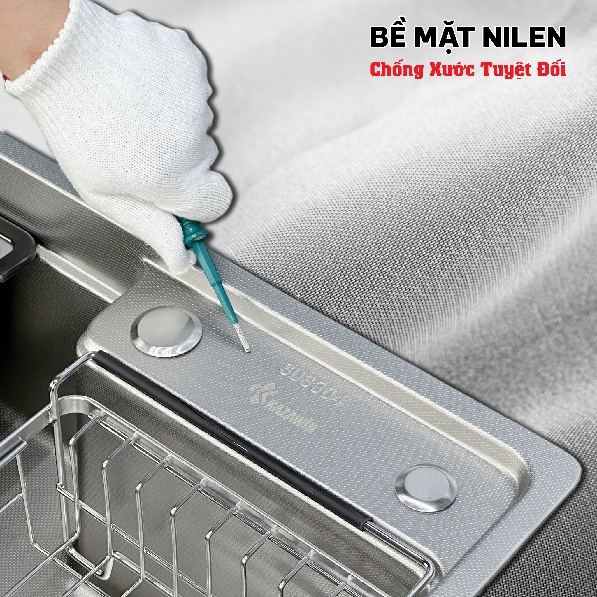 Chậu Rửa Bát 1 Hố KCRB 6201 - Ảnh 2