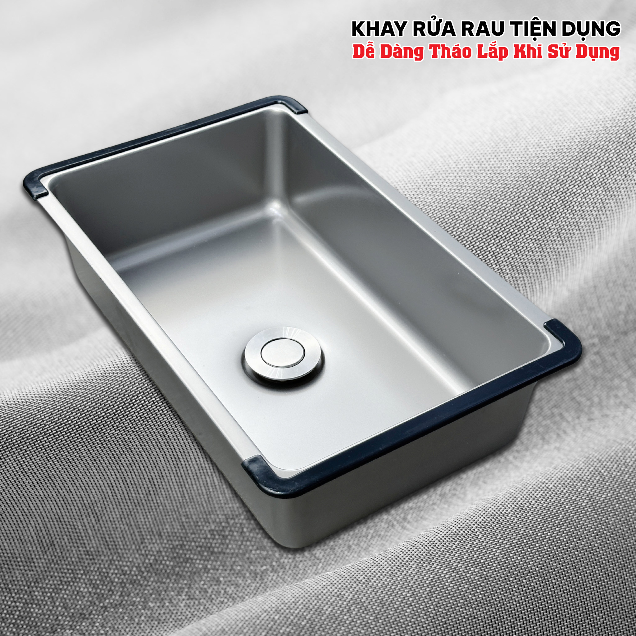 Chậu Rửa Bát 1 Hố KCRB 6201 - Ảnh 6