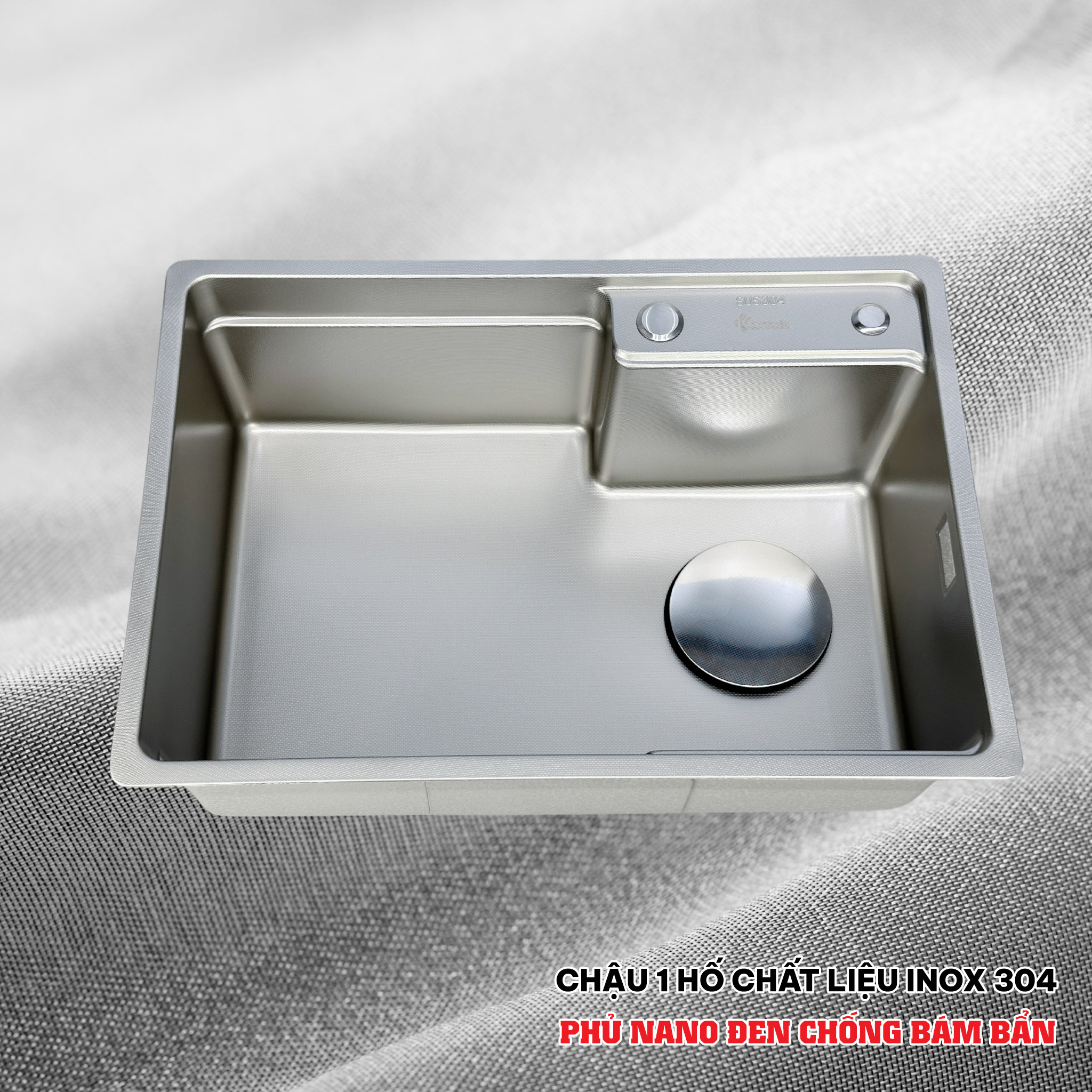 Chậu Rửa Bát 1 Hố KCRB 6201 - Ảnh 8