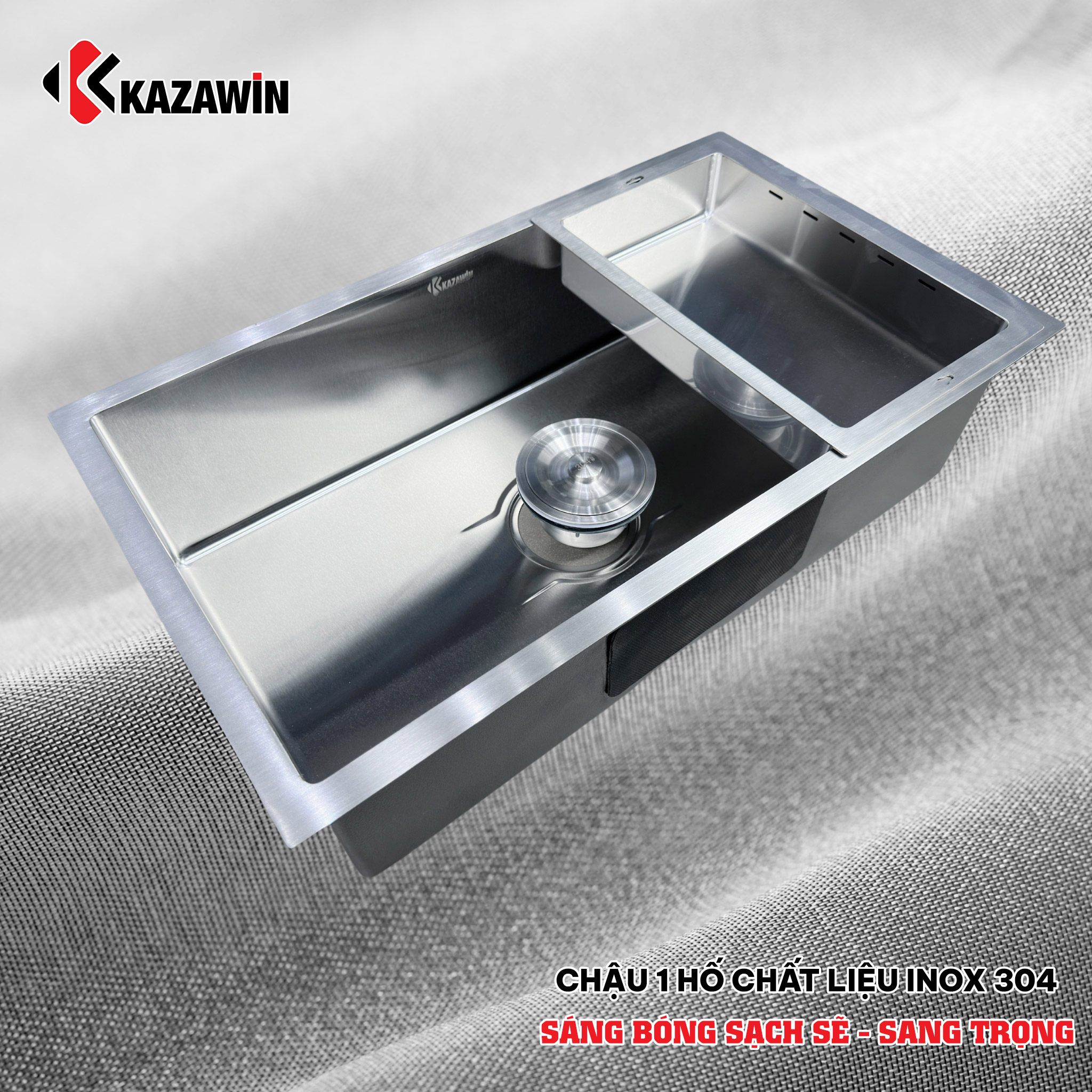 Đặc điểm chậu rửa bát 1 hố KCRB 7800