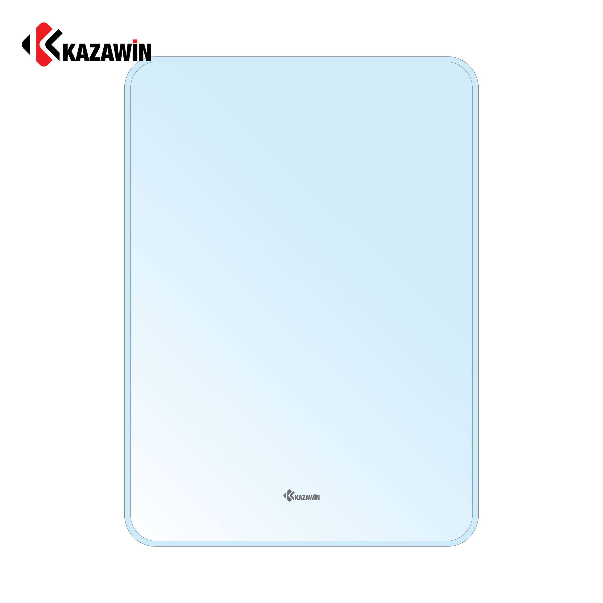 Gương trơn bo góc mài vát cạnh Kazawin KGT 003
