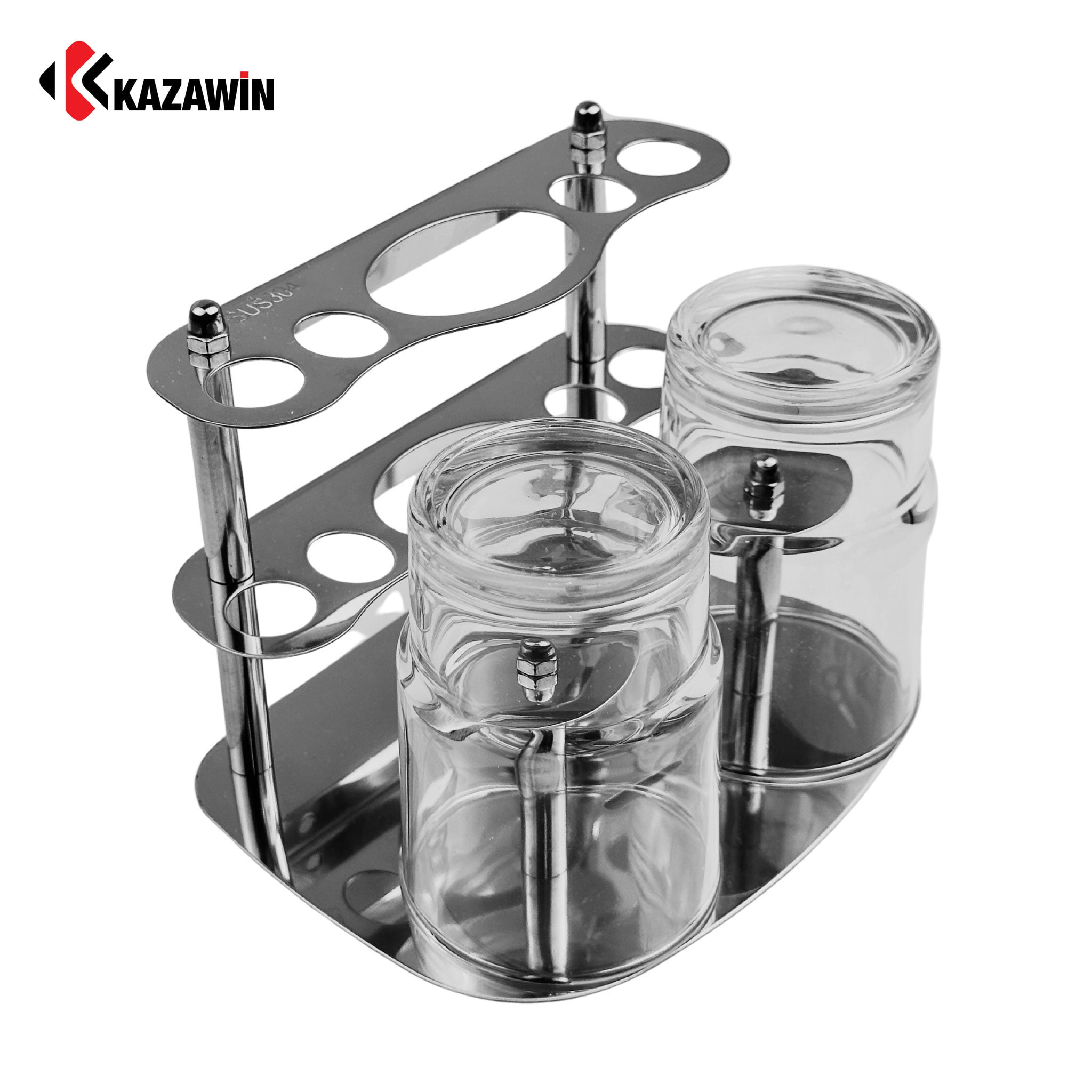 Kệ Cốc Đôi - Phụ Kiện 6 Món Kazawin KPKG 302