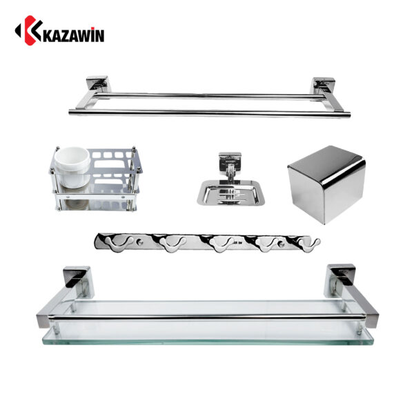 PHỤ KIỆN 6 MÓN ĐẾ VUÔNG KAZAWIN KPKG 303