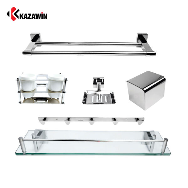 PHỤ KIỆN 6 MÓN ĐẾ VUÔNG KAZAWIN KPKG 304