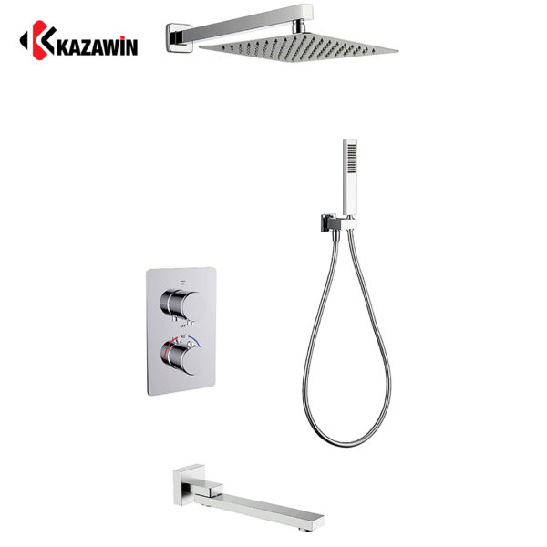 SEN CÂY ÂM TƯỜNG ĐỒNG MẠ CROM CAO CẤP KAZAWIN KSCAT 8828
