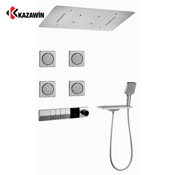SEN CÂY ÂM TƯỜNG ĐỒNG MẠ CROM CAO CẤP KAZAWIN KSCAT 9918