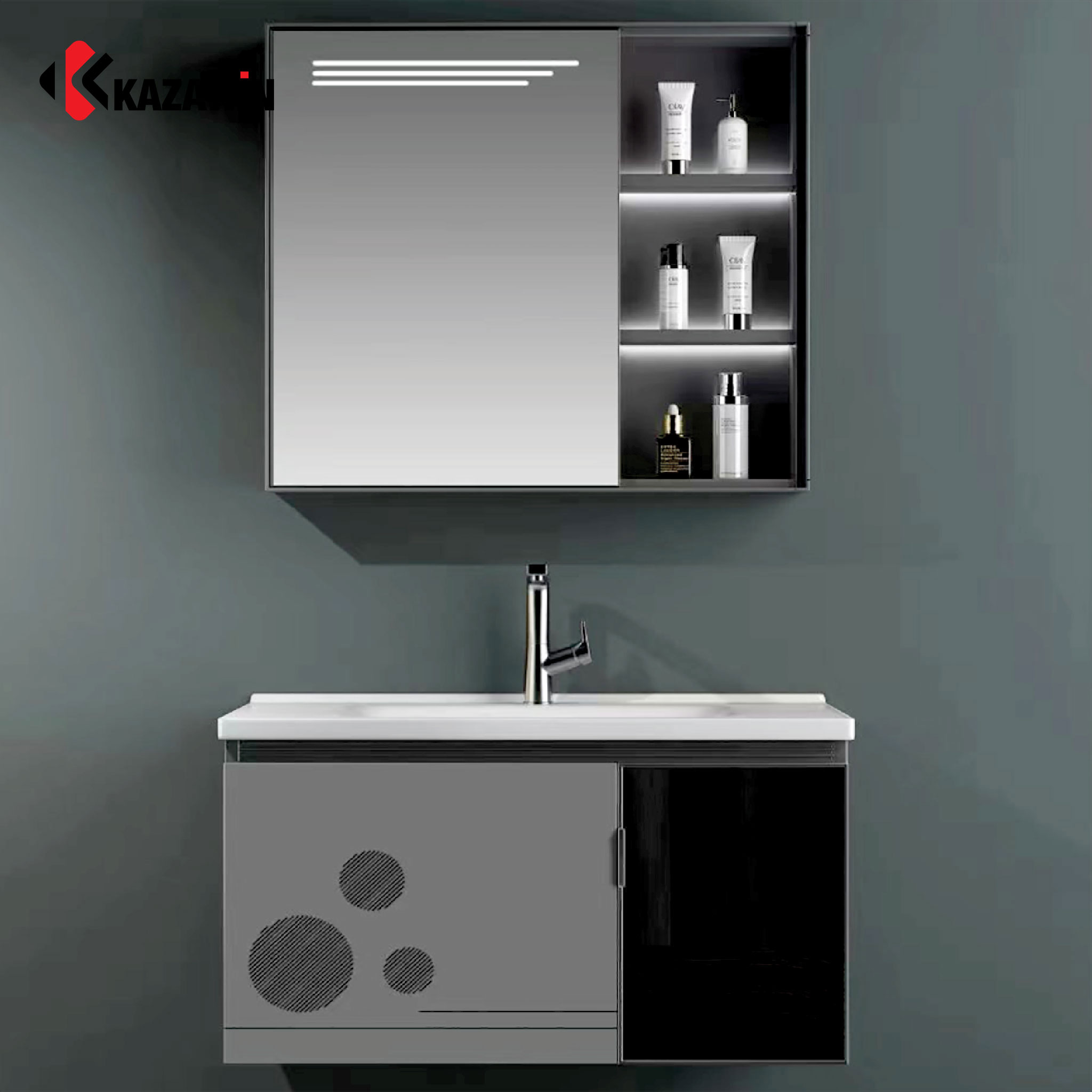 Tủ chậu lavabo Kazawin KTC 7001