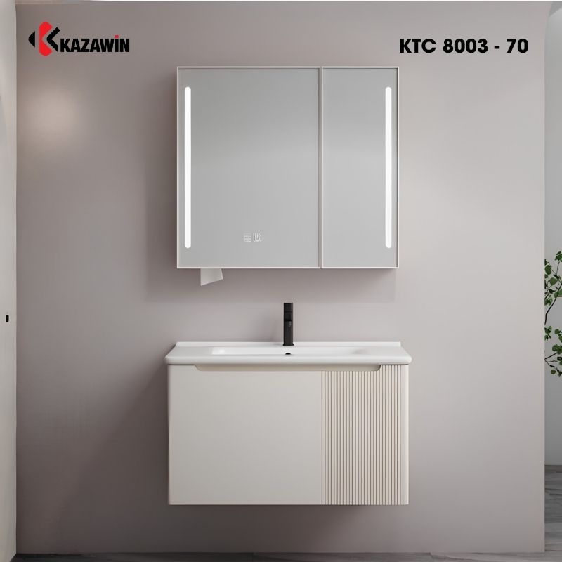 Bộ tủ chậu lavabo KTC 8003 - 70