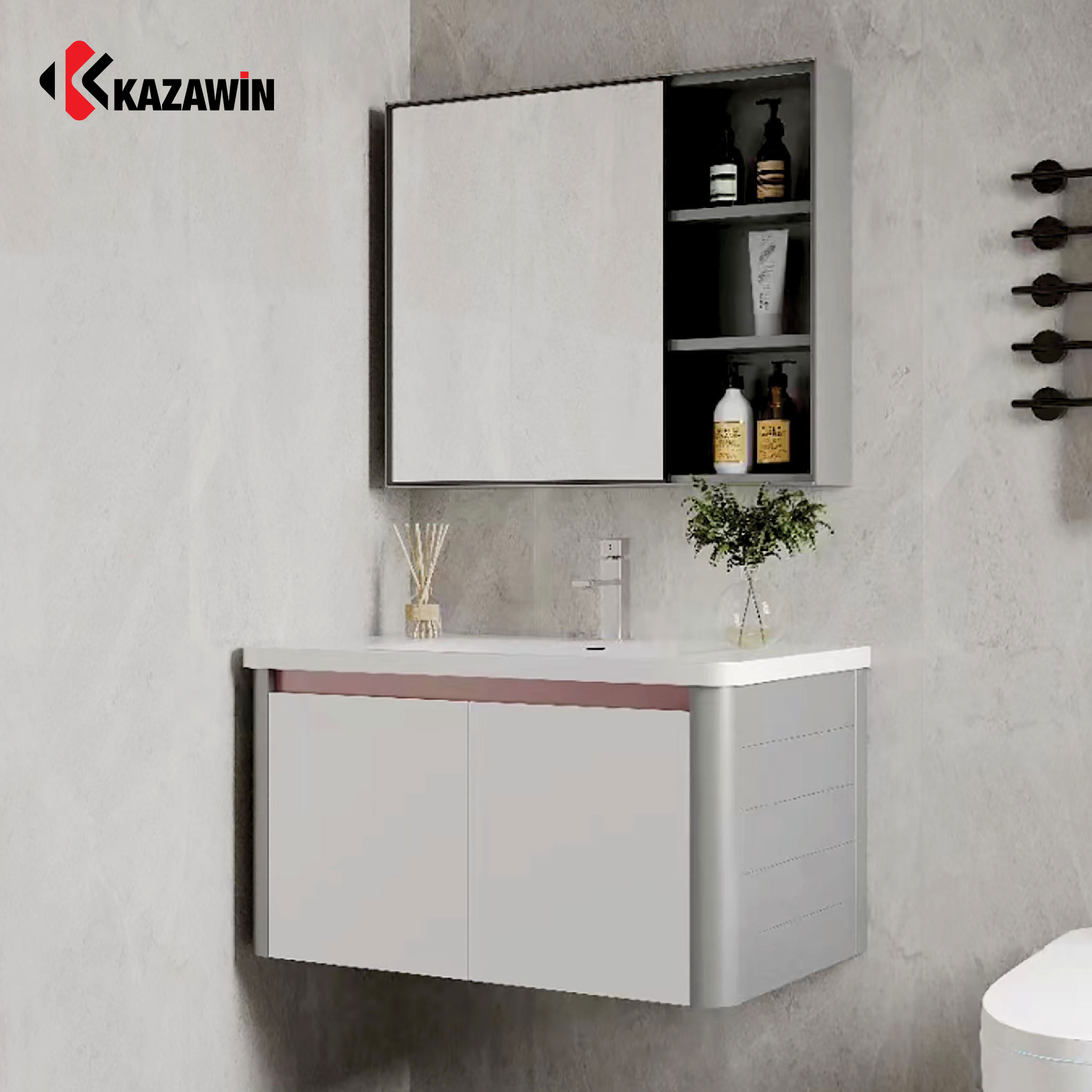 Tủ chậu lavabo Kazawin KTC 8005