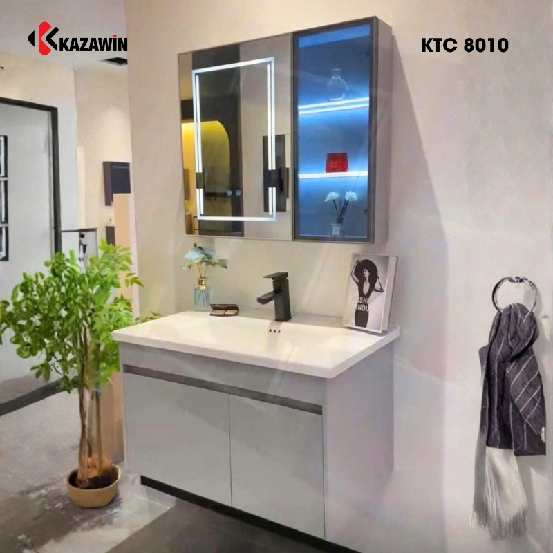 Bộ tủ chậu lavabo KTC 8010