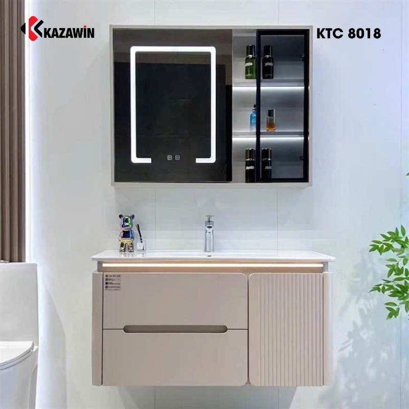 Bộ tủ chậu lavabo KTC 8018