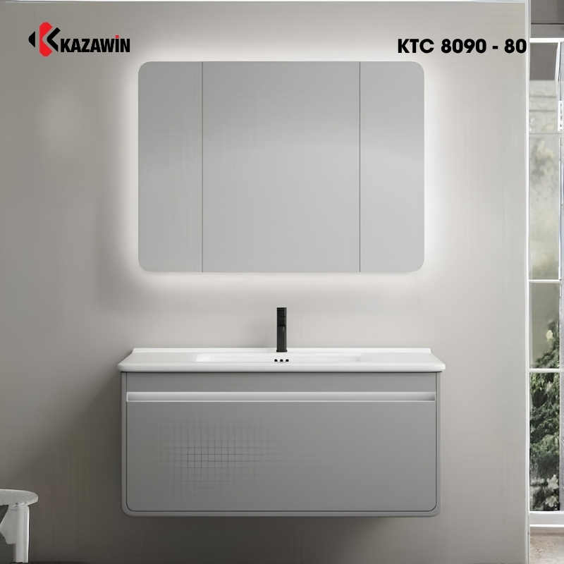 Bộ tủ chậu lavabo KTC 8090 - 80