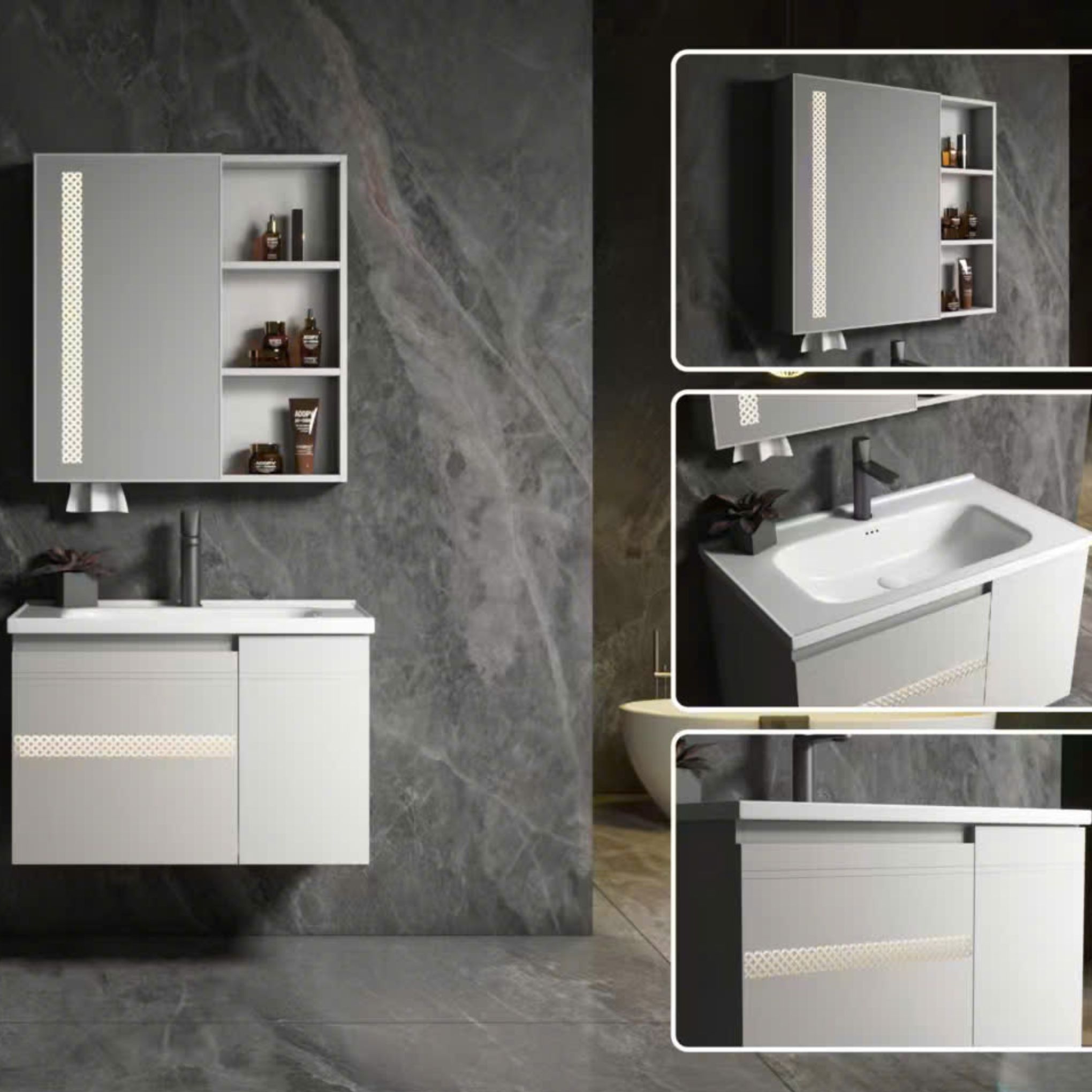 Tủ chậu lavabo Kazawin KTC 7002