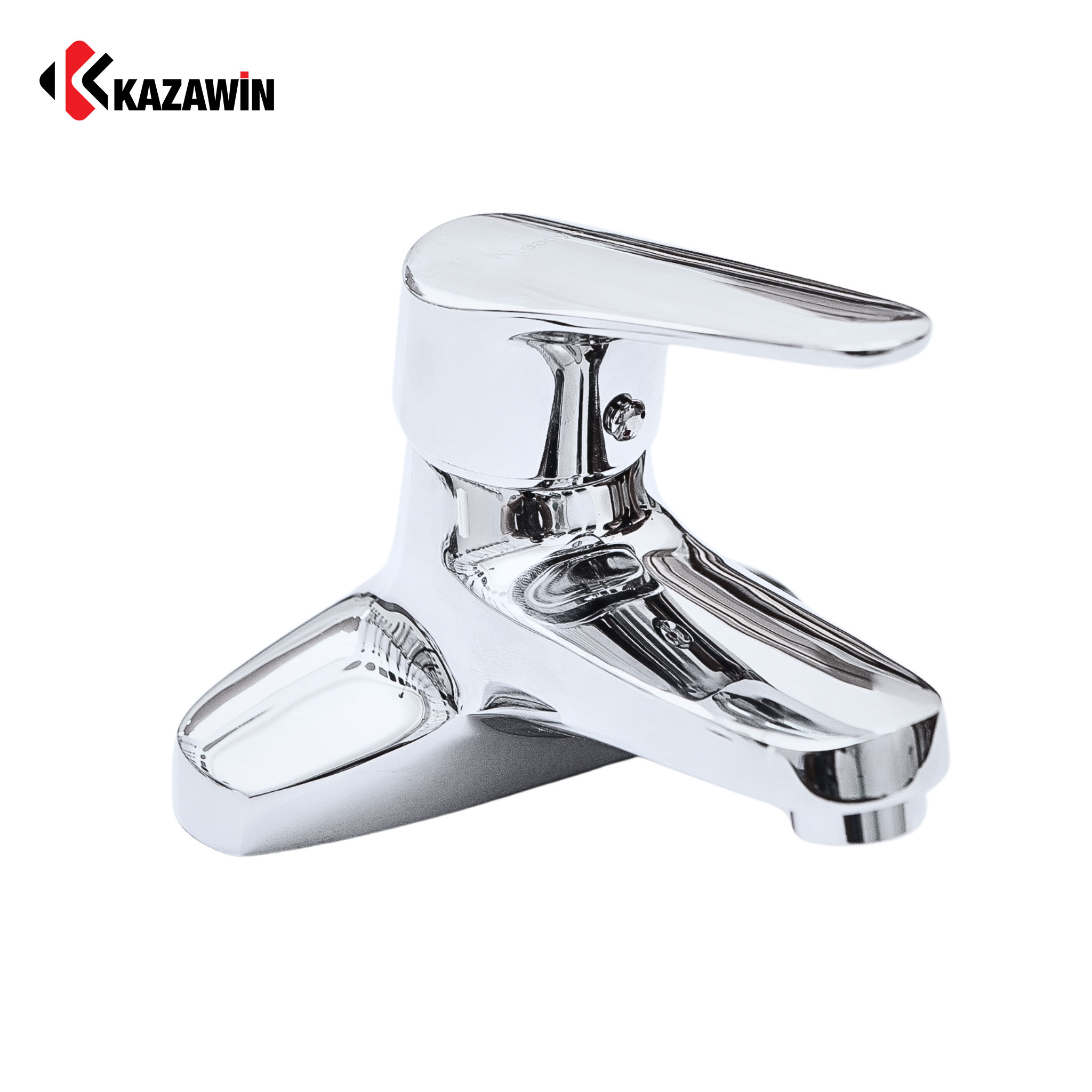 Vòi lavabo gắn chậu Kazawin KV 6606 Bộ Vòi Nóng Lạnh 2 Chân Gắn Chậu Kazawin KV 6606