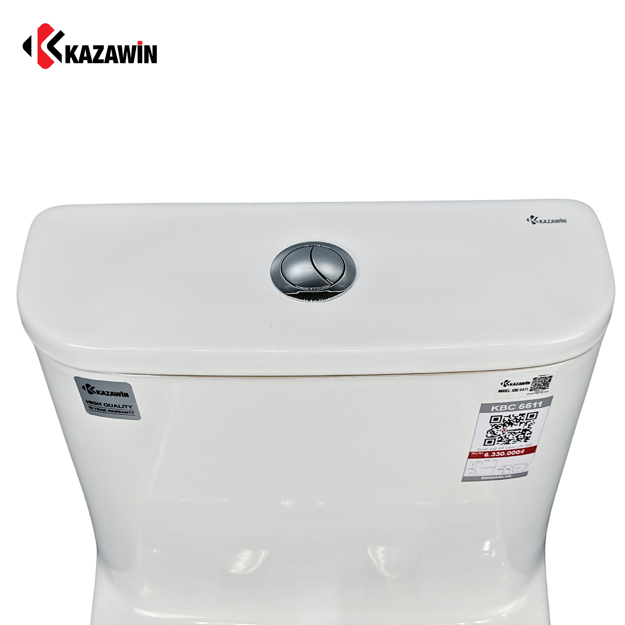 Bồn Cầu Một Khối KAZAWIN KBC 6611 - Ảnh 6