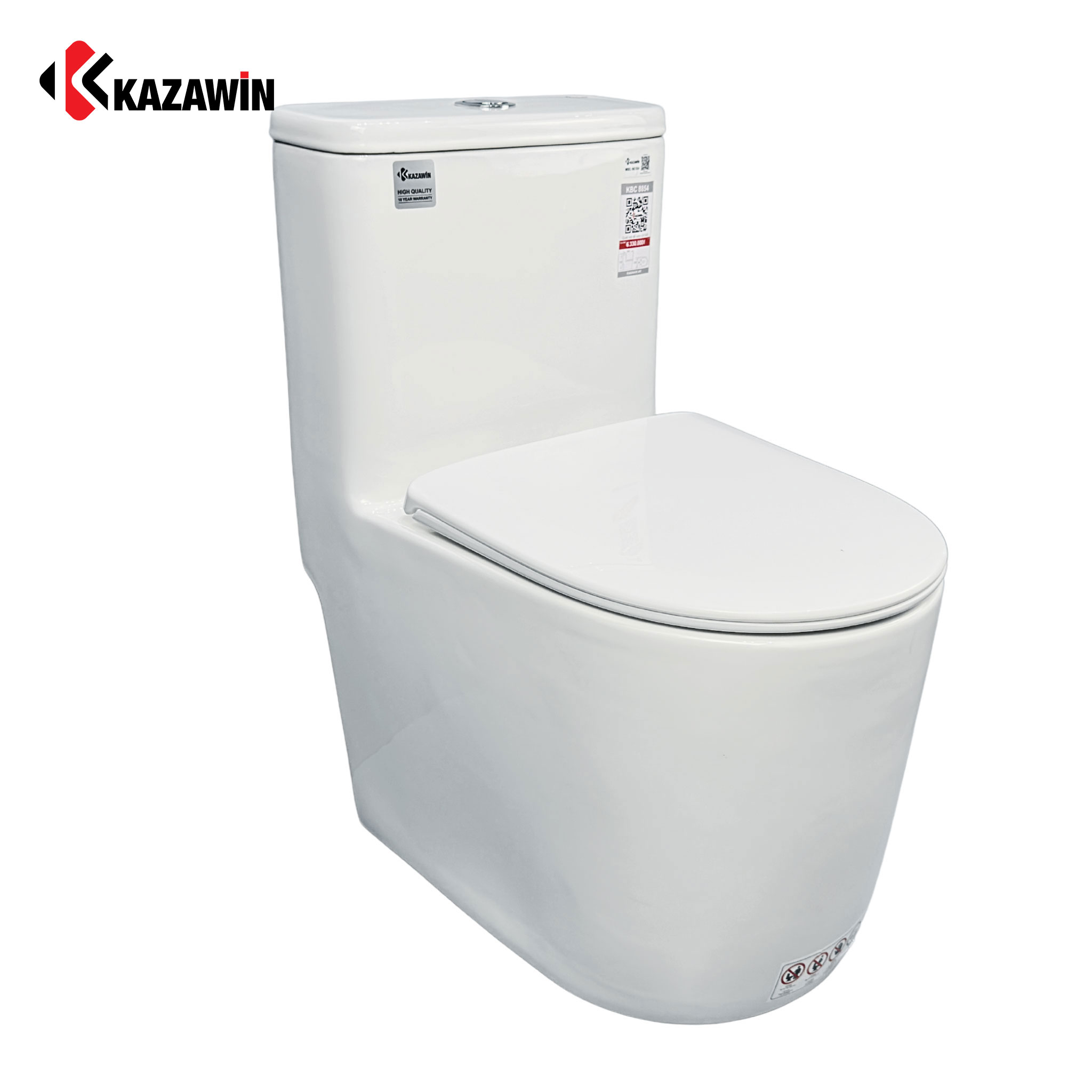 Bồn Cầu Một Khối KAZAWIN KBC 8854 Bồn Cầu Một Khối Kazawin KBC 8854