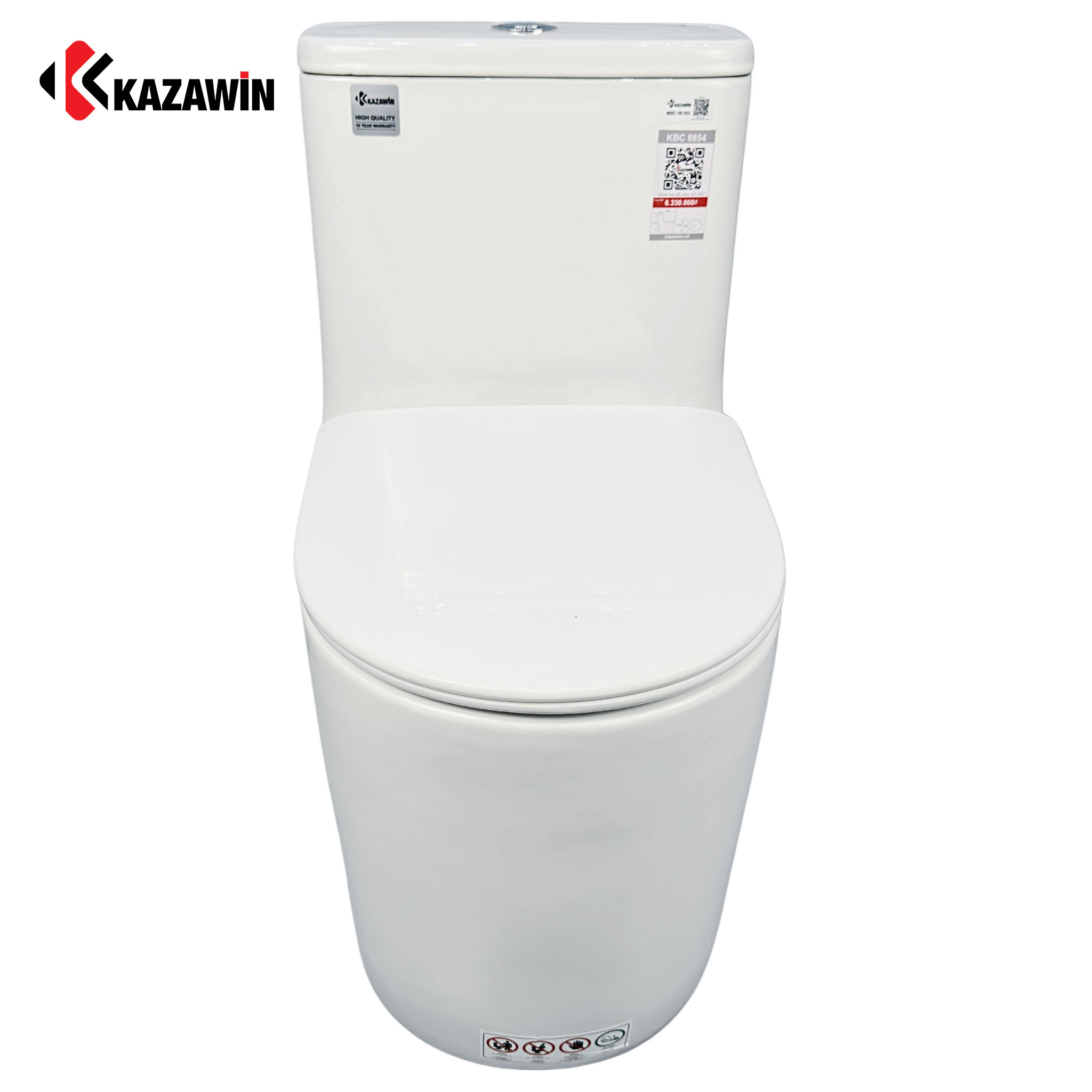Bồn Cầu Một Khối KAZAWIN KBC 8854 Bồn Cầu Một Khối Kazawin KBC 8854