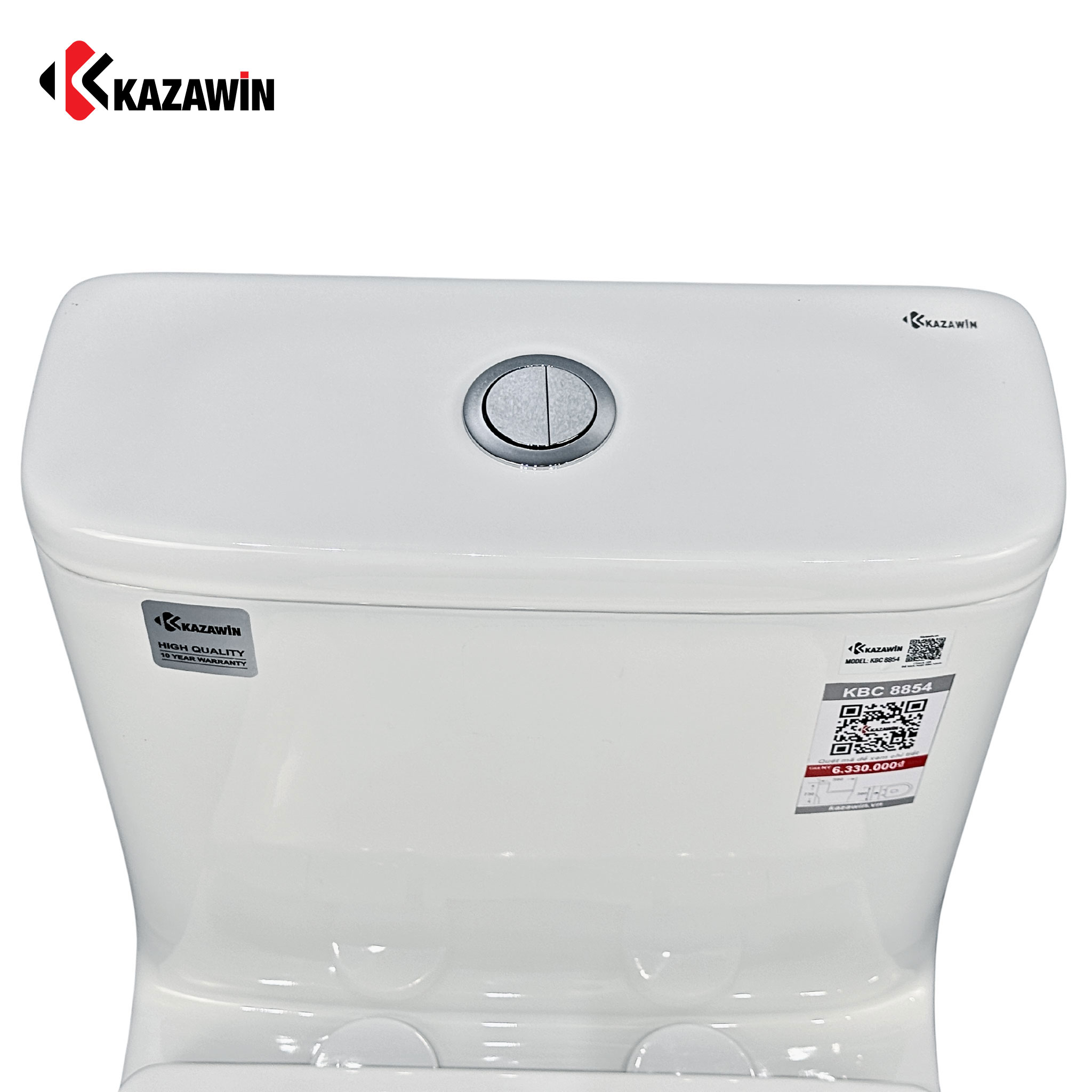 Bồn Cầu Một Khối KAZAWIN KBC 8854 - Ảnh 4