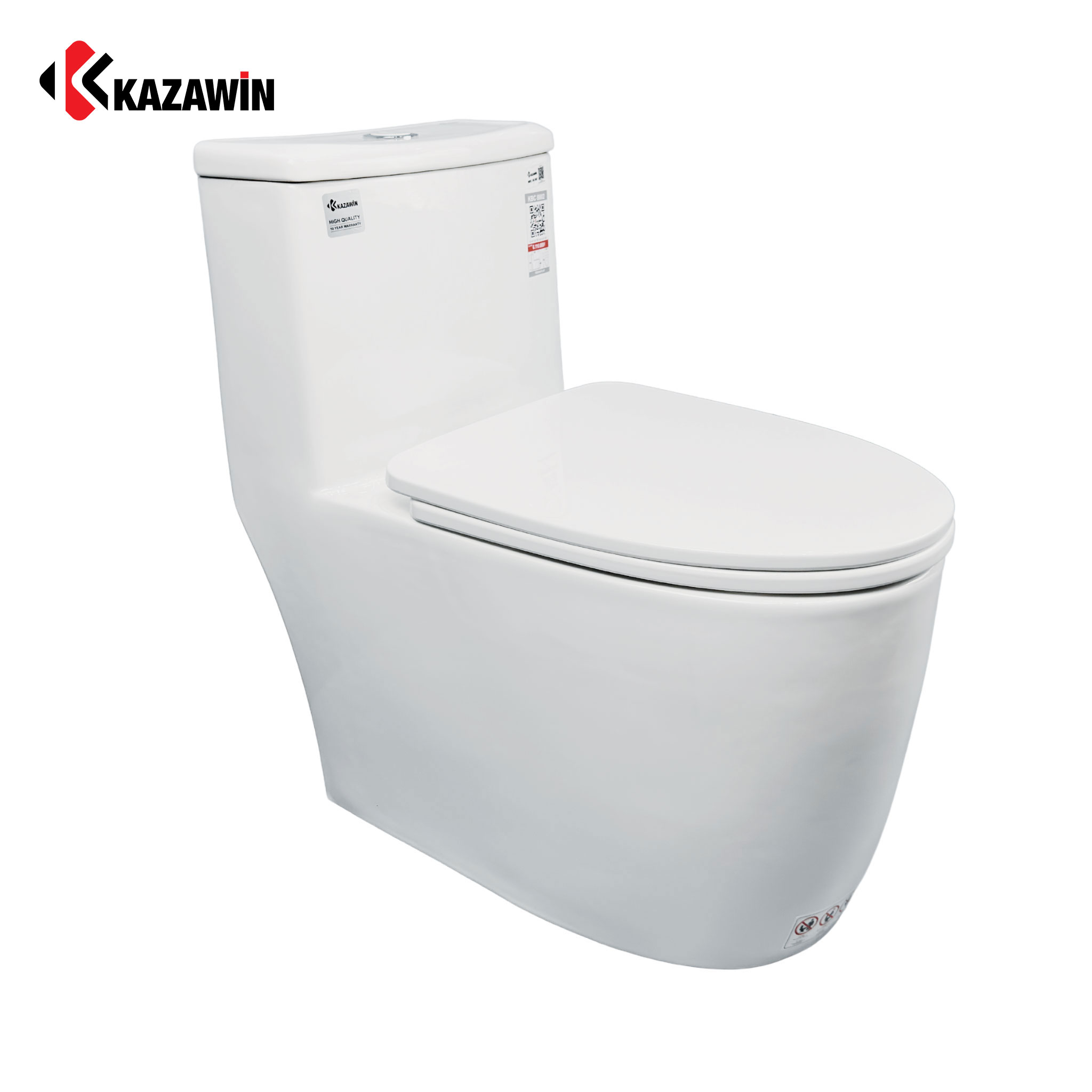 công nghệ sứ Bồn Cầu Một Khối Kazawin KBC 8802
