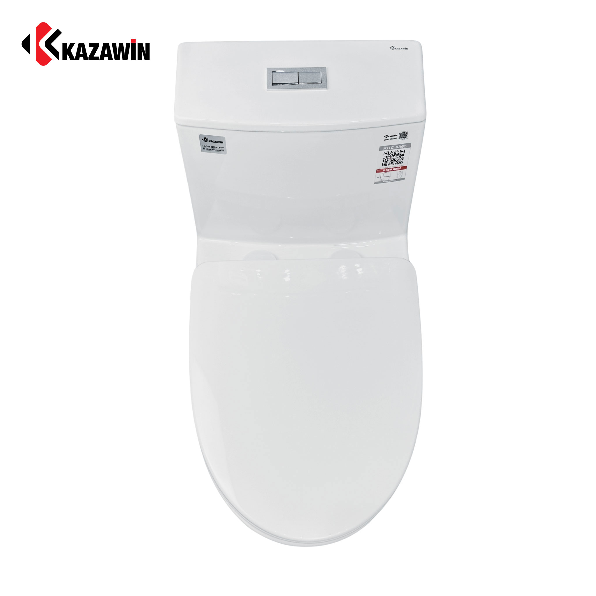 Bồn Cầu Một Khối KAZAWIN KBC 8865 - Ảnh 3