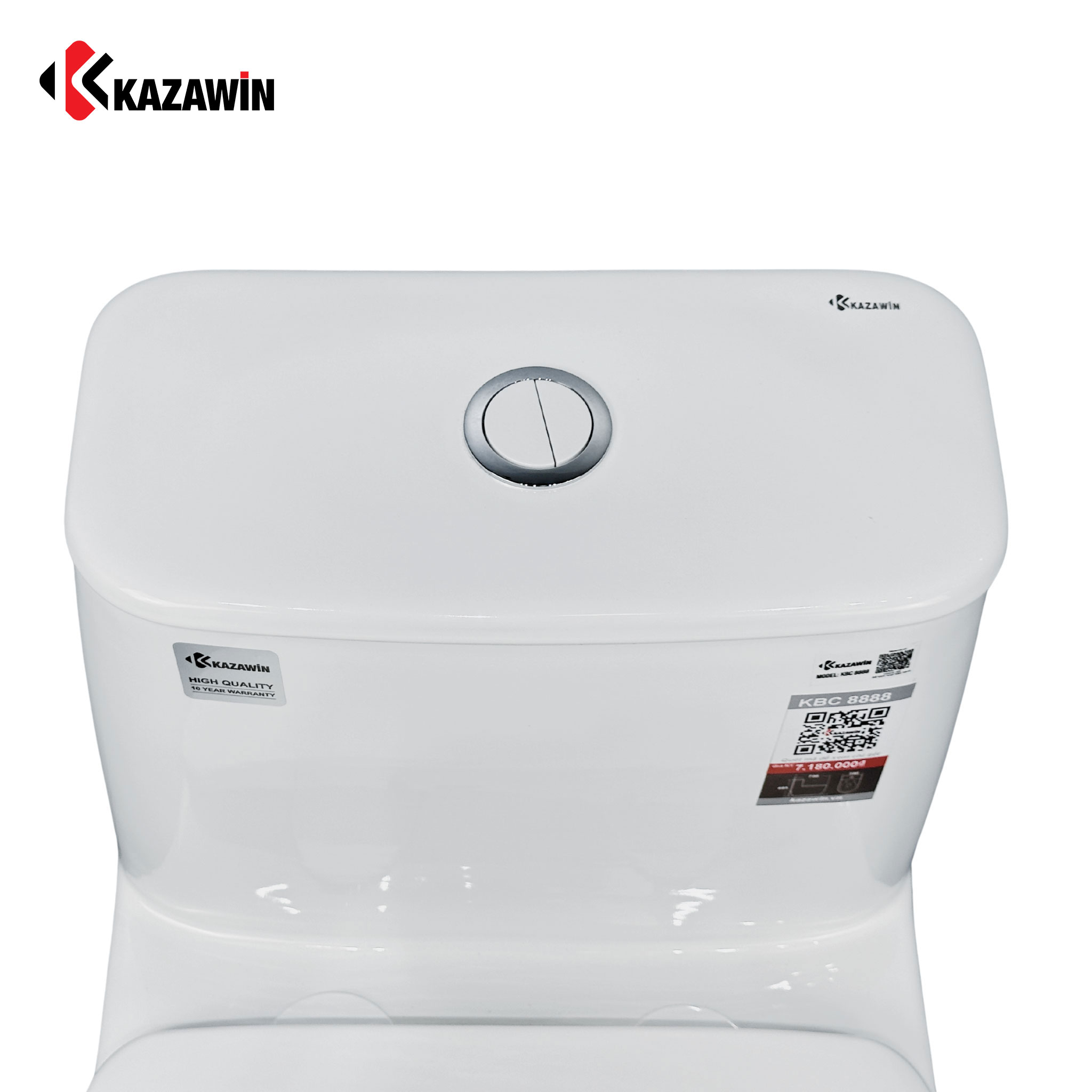 Bồn Cầu Một Khối KAZAWIN KBC 8888 - Ảnh 3