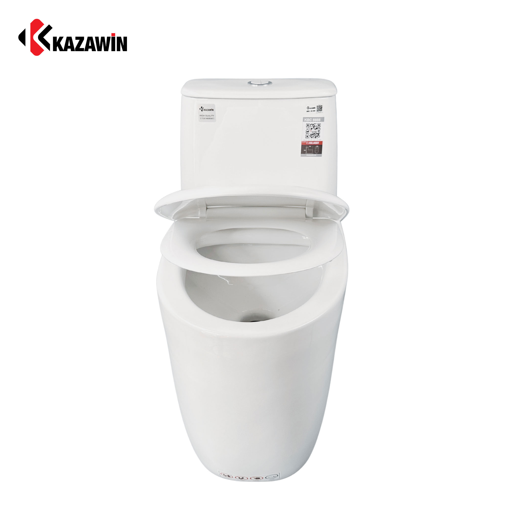Bồn Cầu Một Khối KAZAWIN KBC 8888 - Ảnh 4