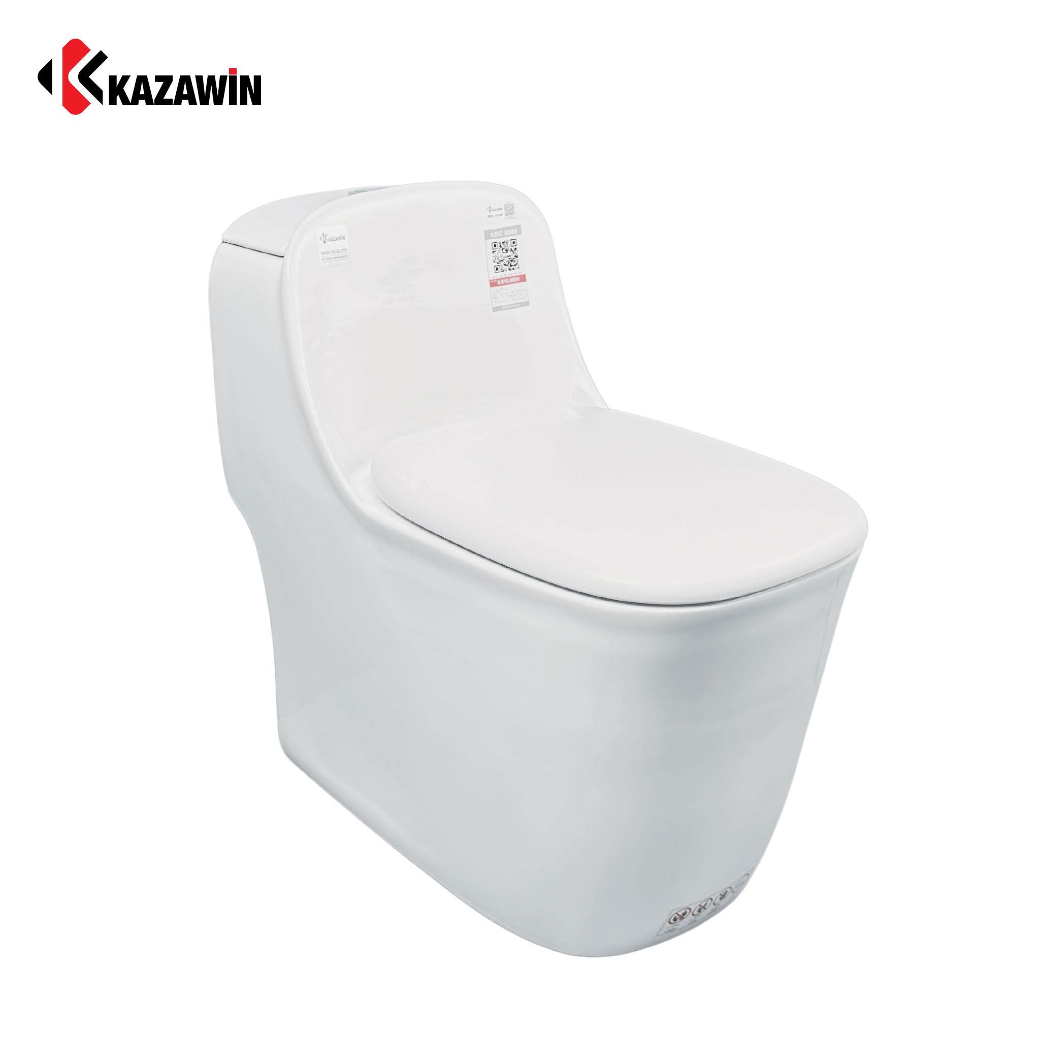 Bồn Cầu Một Khối KAZAWIN KBC 8889 Bồn Cầu Một Khối Kazawin KBC 8889 2