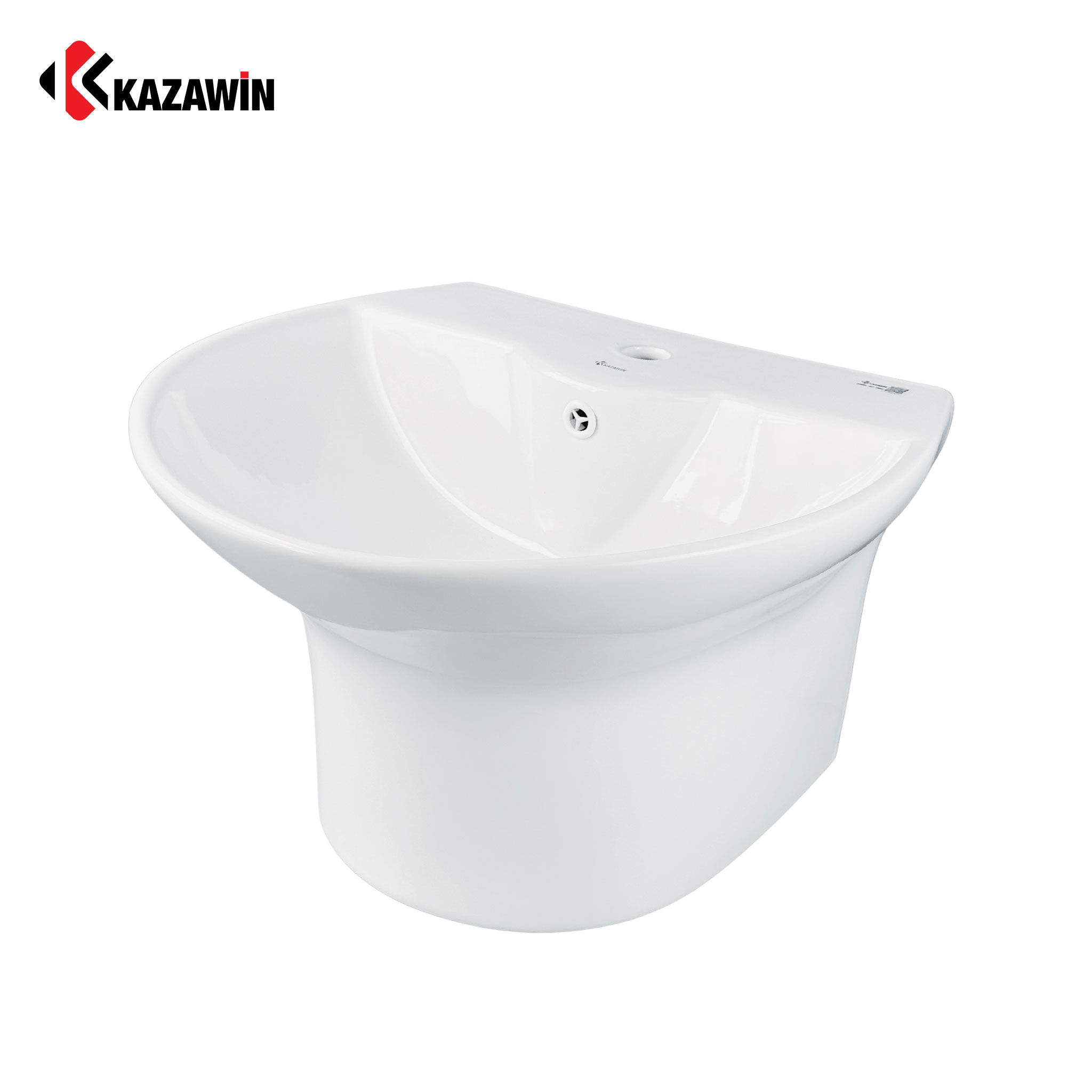Chậu rửa lavabo liền chân Kazawin KCT 6602 - Ảnh 3