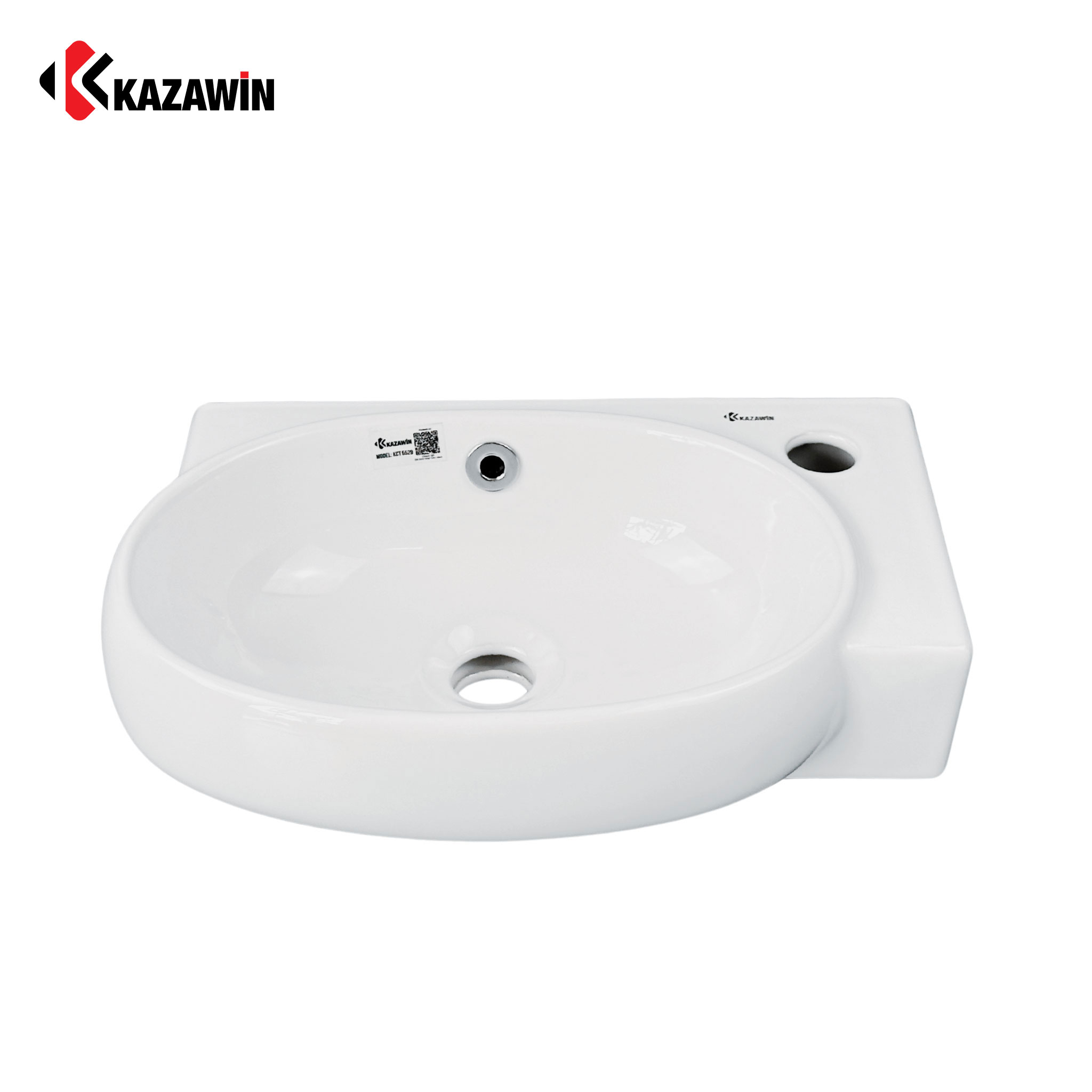 Chậu Rửa Mặt Lavabo Treo Góc Tường KAZAWIN KCT 5529 Chậu Rửa Mặt Treo Góc Tường KAZAWIN KCT 5529